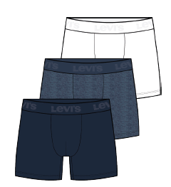 Levi's Men Premium Boxer Brief 3P