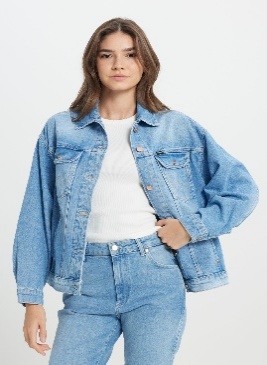 Wrangler Trucker  Blue Jean Denim