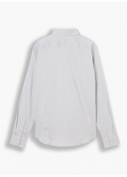 Men'sSlimFitRefinedPoplinShirtLakeshortSharkskinGrey23